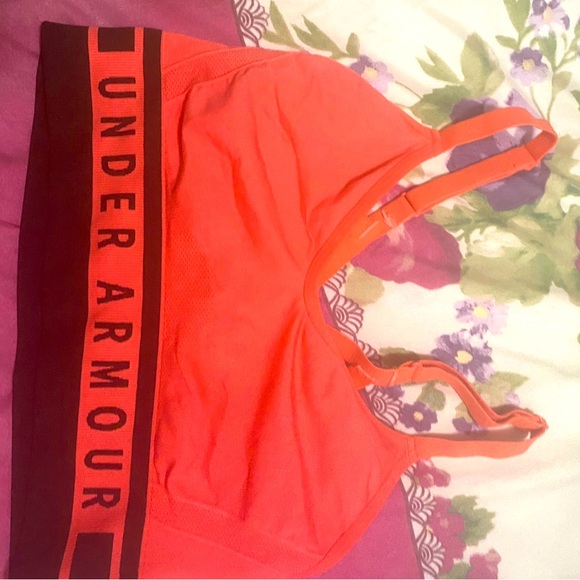 Compression under amour women’s activewear color orange size medium - Picture 1 of 3